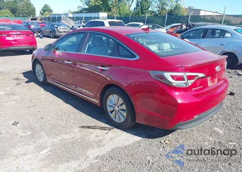 2016 Hyundai Sonata Hybrid Se z USA, uszkodzony, nr VIN KMHE24L1XGA027007